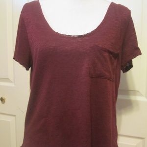 Marroon "Me to We" blouse